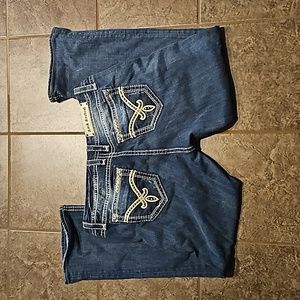 Rock Revival Size 33 Easy Boot Irene Jeans